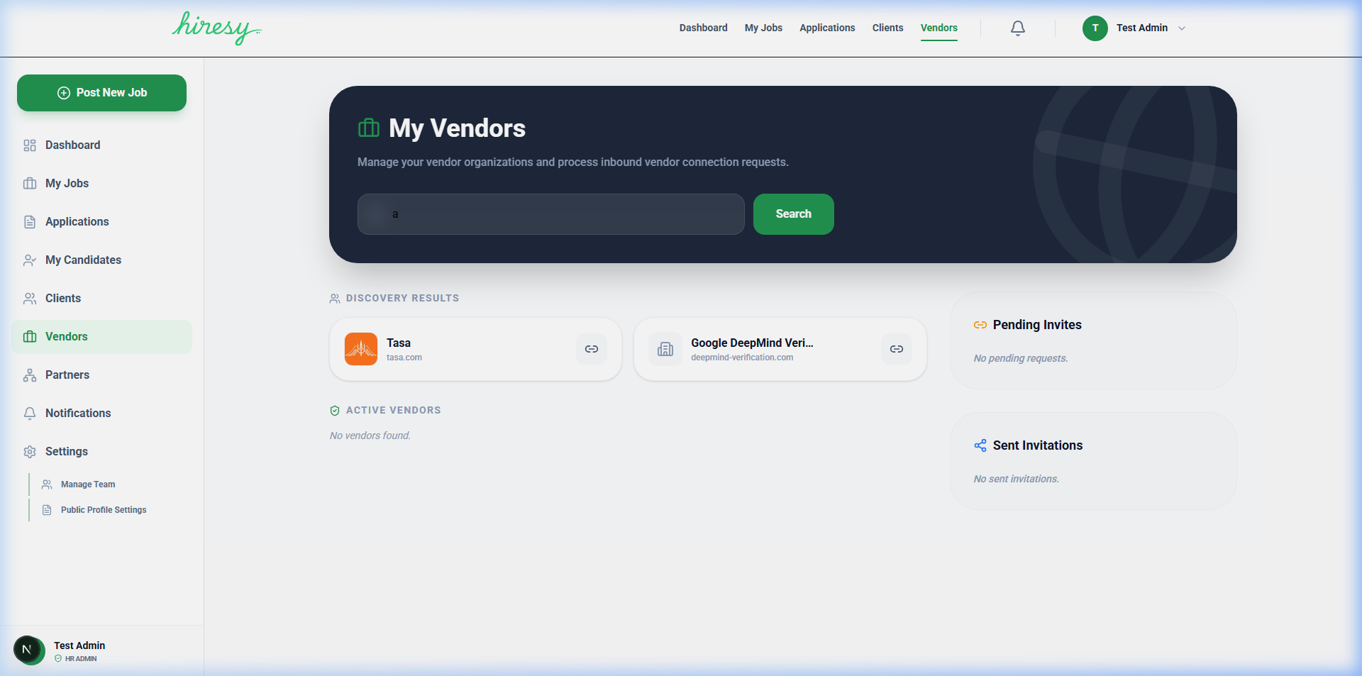 Vendor Portal